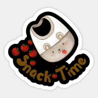 Snack Time Sticker